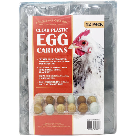 Clear Plastic Egg Cartons
