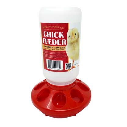 Chick Feeder, Waterer, & Electrolyte Combo