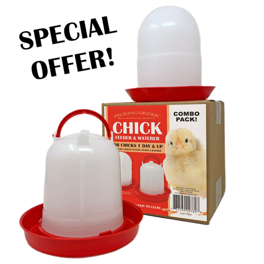 Chick Feeder & Waterer Combo Pack