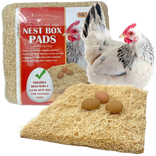 Nest Box Pads - 10 Pack
