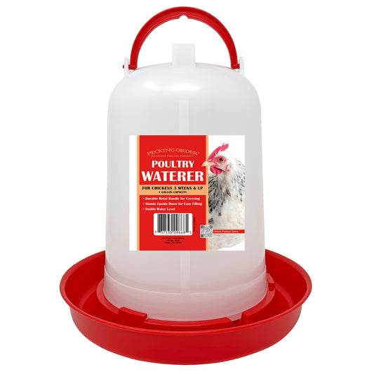 Poultry Waterer - 1 Gallon